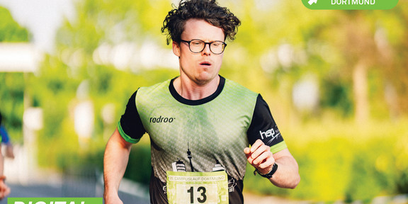 Läufer beim Campuslauf