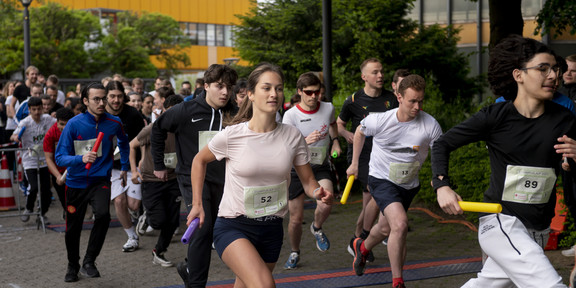 Campuslauf 2023 am Start 