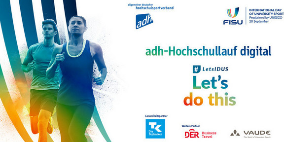 Werbebanner adh-Hochschullauf digital
