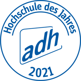 Sieger des adh "Hochschule des Jahres 2021", welches der HSP der TU Dortmund erhielt