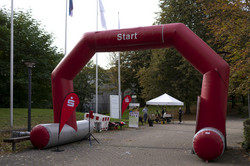 Start und Ziel vom Campuslauf