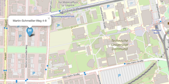 Kartenansicht des Martin-Schmeißer-Wegs 8