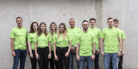 Foto des ganzen Hochschulsport-Teams
