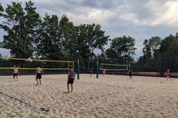 Beachvolleyballturnier auf den Außensportanlagen des Hochschulsports