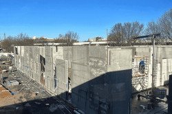 Baufortschritt neues Sportgebäude OH3