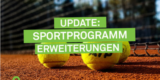 Tennisbälle und Titel: Update - Sportprogramm-Erweiterungen 