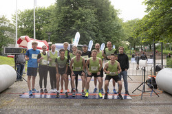 Das Dortmunder Laufteam vor dem 10 km Lauf 