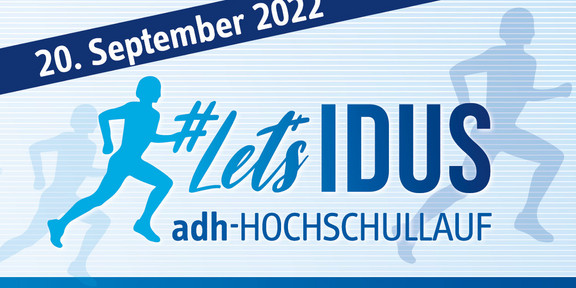 #Let's IDUS: Der adh-Hochschullauf am internationalen Tag des Hochschulsports findet am 20.09.2022 statt